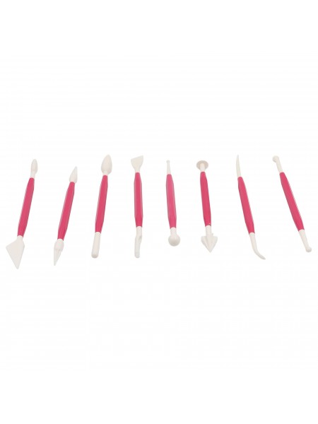 Набор для работы с марципаном и мастикой, 8 предметов, пластик, Paderno. (47631-08)