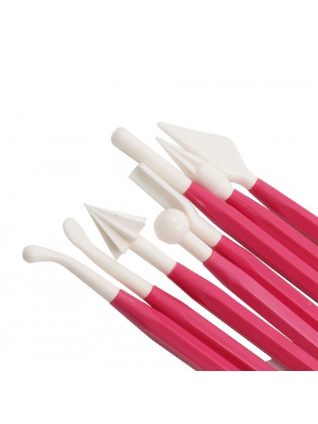 Набор для работы с марципаном и мастикой, 8 предметов, пластик, Paderno. (47631-08)