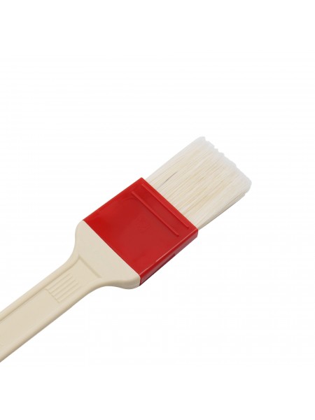 Кисть кондитерская, 4 см, натуральная щетина, пластиковая ручка, Paderno. (47645-40)