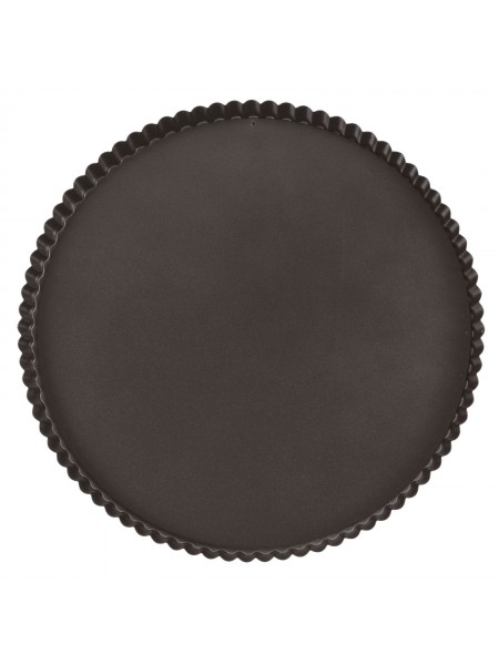 Кондитерская форма для выпечки со съемным дном, волнистый край, 32х2,5см, с антипригарным покрытием, Paderno. (47712-32)