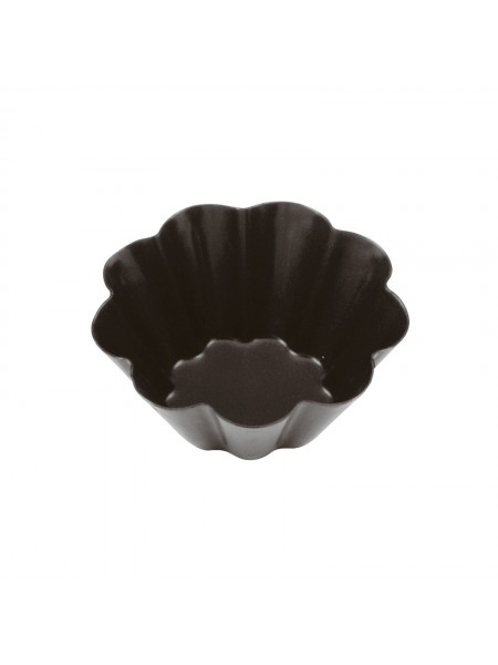 Кондитерская форма корзиночка для выпечки бриошей, 6 см, с антипригарным покрытием, Paderno. (47724-06)