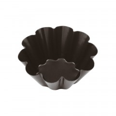 Кондитерская форма корзиночка для выпечки бриошей, 8 см, с антипригарным покрытием, Paderno. (47724-08)