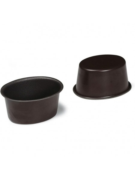 Кондитерская форма для выпечки, 7.5х5.5х3.8 см, с антипригарным покрытием, Paderno. (47726-07)