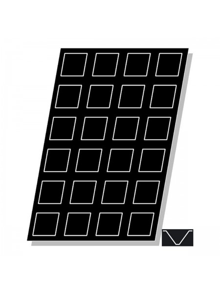 Кондитерская силиконовая форма для выпечки Пирамида, 60х40 см, 24 ячейки 7,1х7,1х4,1см, Paderno. (47740-13)