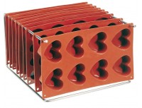Подставка для силиконовых форм, 30х30х17.5 см нерж.сталь, Paderno. (47742-00)