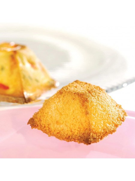 Кондитерская силиконовая форма для выпечки, Пирамида, 17.5х30 см, 6 ячеек 7.1х7.1х4 см, Paderno. (47742-07)