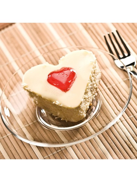 Кондитерская силиконовая форма для выпечки, Сердце, 17.5х30 см, 8 ячеек 6.5х6х3.5 см, Paderno. (47742-25)