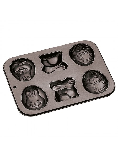 Кондитерская форма для выпечки, пасха, 35х27х3 см с антипригарным покрытием, Paderno. (47749-35)