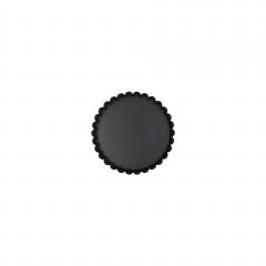 Кондитерская форма для выпечки со съемным дном, волнистый край, 12х2 см, с антипригарным покрытием, Paderno. (47758-12)