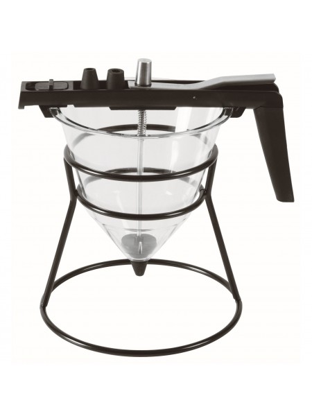 Кондитерская воронка-дозатор ручная, 14х20 см, 0,8 л, пластик, Ghidini. (47801-20)