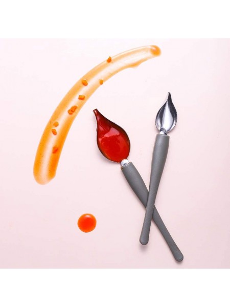 Ложка кондитерская для декорирования, 2 штуки, 18/20 см, нержавеющая сталь, Paderno. (47831-02)