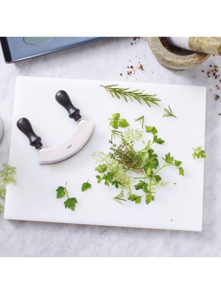 Нож двуручный кухонный для рубки и шинковки овощей и фруктов, 14 см, Paderno. (48017-14)