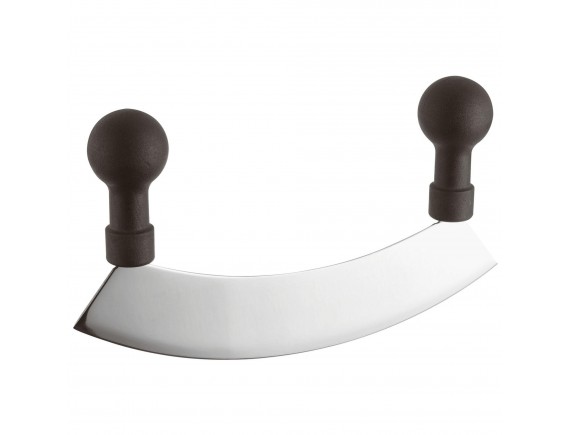 Нож двуручный кухонный для рубки и шинковки овощей и фруктов, 26 см, Paderno. (48017-25)