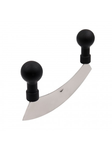 Нож двуручный кухонный для рубки и шинковки овощей и фруктов, 26 см, Paderno. (48017-25)