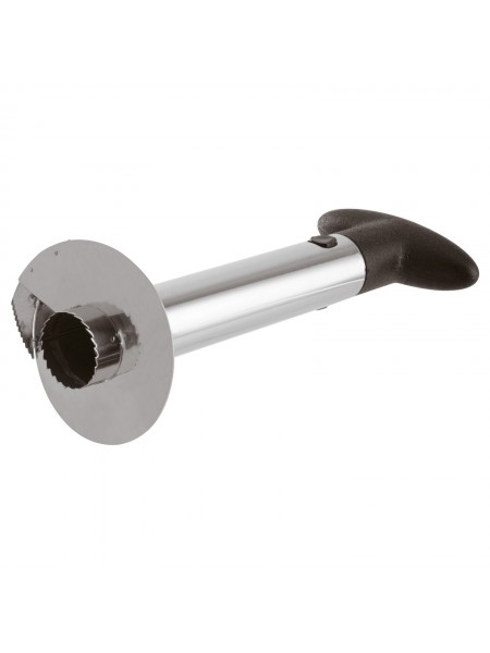 Нож кухонный профессиональный для чистки и фигурной нарезки ананаса, D-8 см, L-24 см, Paderno. (48218-00)