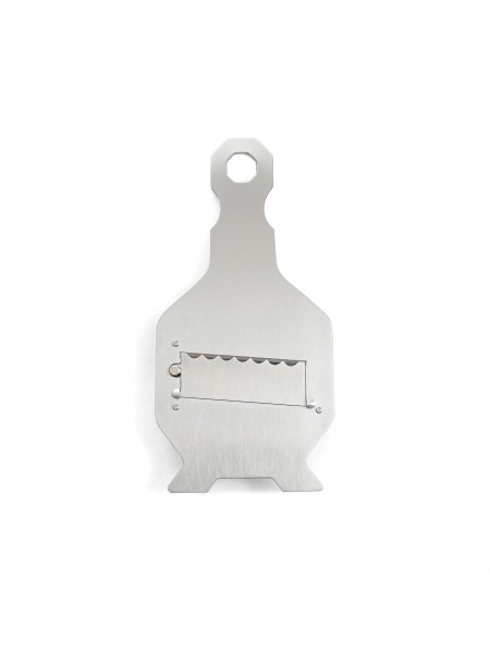 Слайсер (терка) для трюфеля, с волнистым лезвием, 21х8,5 см, нержавеющая сталь, Paderno. (48237-01)