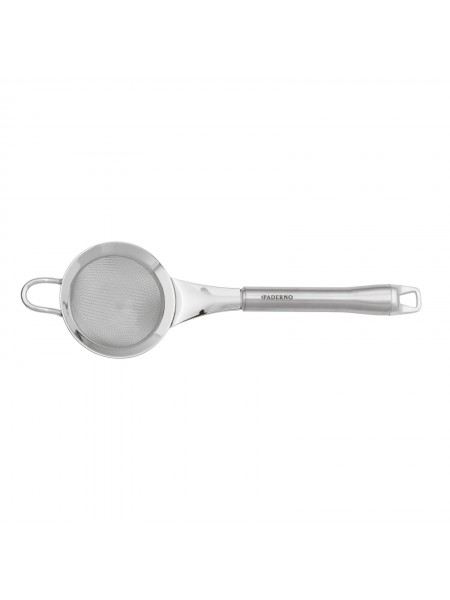 Сито ручное кухонное поварское для просеивания муки, нержавеющая сталь, D-7 см, Paderno. (48278-12)