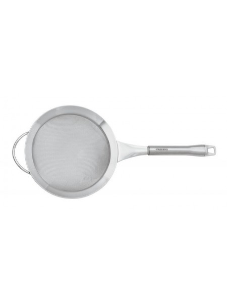 Сито с ручкой поварское для просеивания муки, нержавеющая сталь, D-16 см, L-35 см, Paderno. (48278-13)