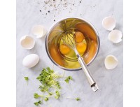 Венчик кухонный для взбивания, ручной 24,5 см, нержавеющая сталь, Paderno. (48278-18)