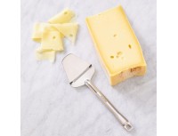Профессиональная лопатка-нож для нарезки сыра, 25 см, ручка из нержавеющей стали, Paderno. (48278-41)