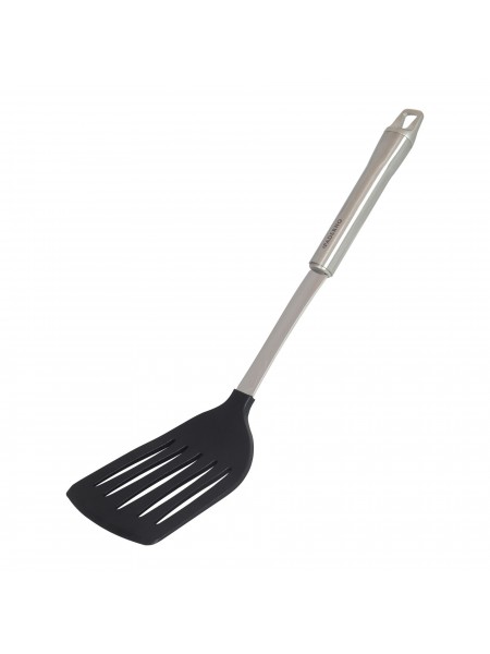Лопатка перфорированная кухонная, L-33 см, нержавеющая сталь, пластик, Paderno. (48278-85)