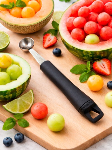 Ложка нуазетка для карвинга овощей и фруктов, D-2,3 см, нерж.сталь, ручка пластик,  Paderno. (48280-35)