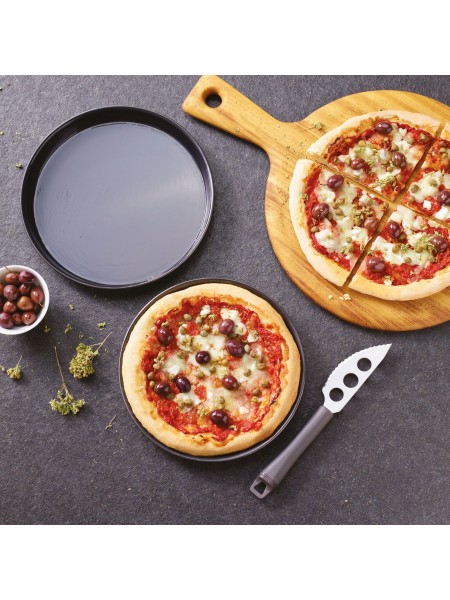 Профессиональный кухонный нож для резки пиццы и теста, 23,5 см, нерж.сталь, Paderno. (48280-45)