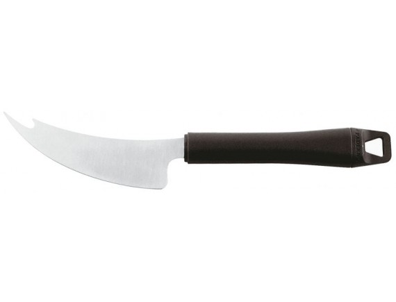 Профессиональный нож для резки твердого сыра, 24 см, ручка черная пластик, Paderno. (48280-46)