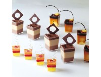 Фуршетный стакан, 5х5х7см, 120 мл, упаковка 100 штук, пластик, Paderno. (48351-02)