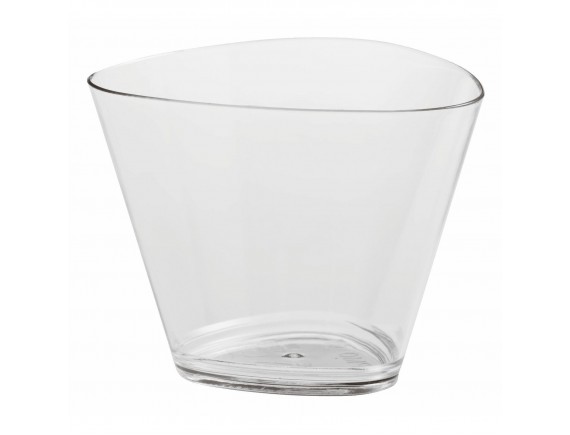 Фуршетный стакан пластиковый одноразовый, 8,5х6,5см, 175 мл, упаковка 100 штук, Paderno. (48353-01)