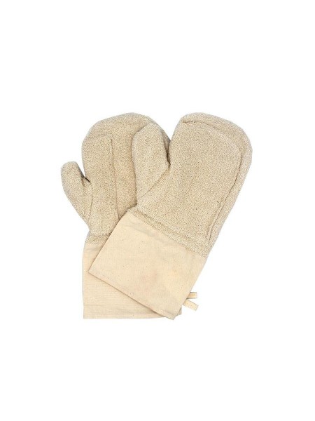 Жаропрочные пекарские рукавицы, пара, 34х18 см +200С, Paderno. (48511-02)