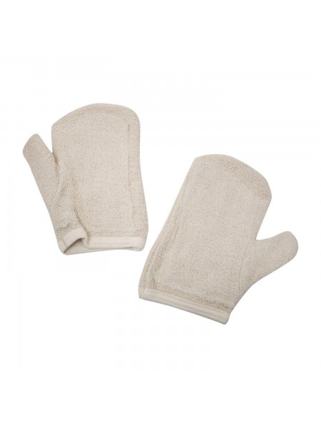 Жаропрочные пекарские рукавицы, пара, 26х14,5см +200С, Paderno. (48513-02)