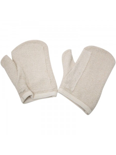 Жаропрочные пекарские рукавицы, пара, 26х14,5см +200С, Paderno. (48513-02)