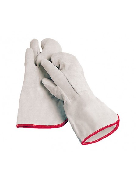 Жаропрочные перчатки пекарские, пара, трехпалые, L-35,5 см, Paderno. (48517-03)