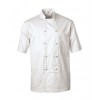 Китель поварской, короткий рукав, на пуклях, 100% хлопок, 185 gsm, белый, размер S, Paderno. (48530-01)