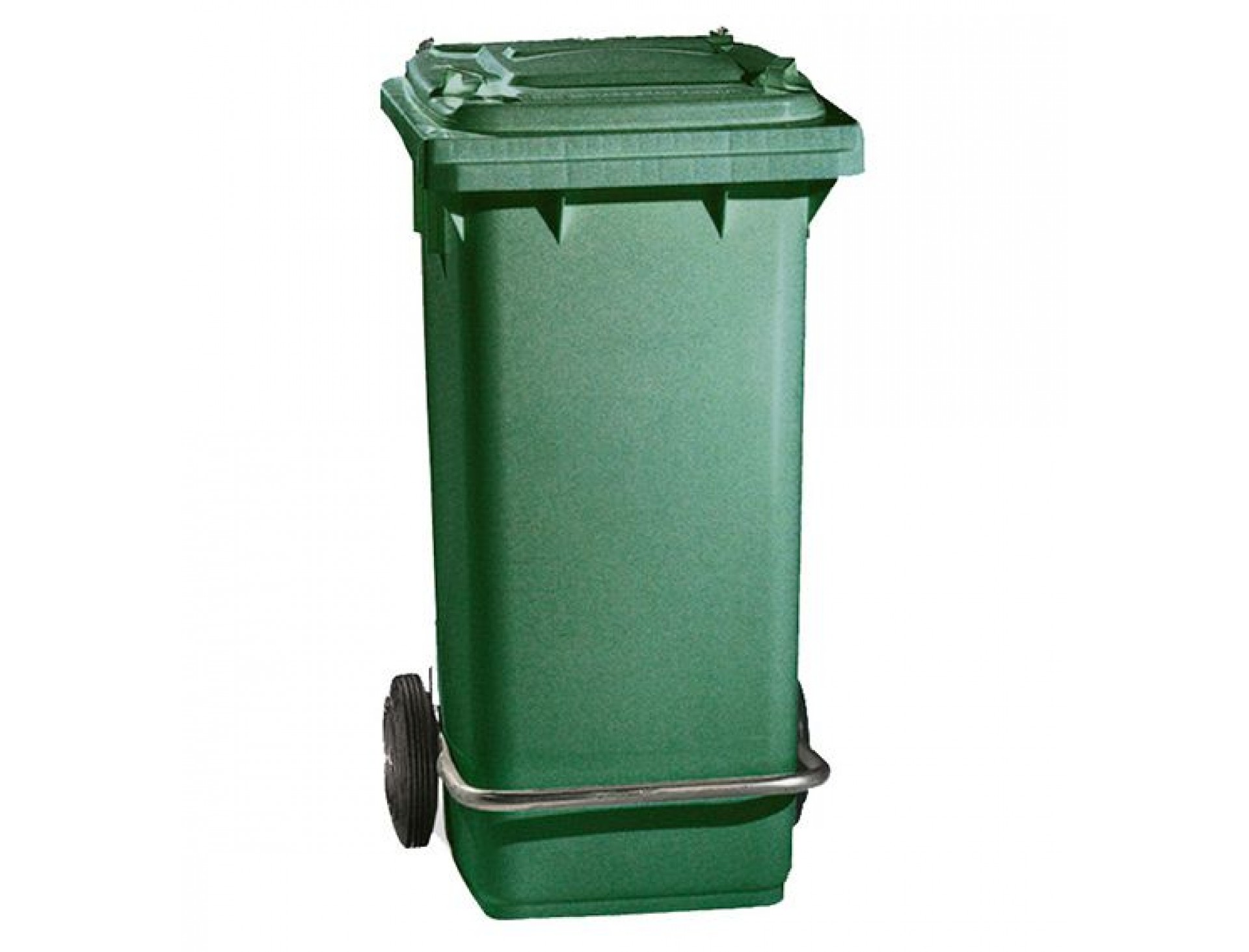 Пластиковый уличный контейнер. МКТ 120 зеленый мусорный контейнер 120 л зеленый. Контейнер 120л с педалью инновация.