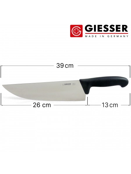 Профессиональный поварской шеф нож для мяса, 26 см, ручка TPE, Giesser. (5065 26)