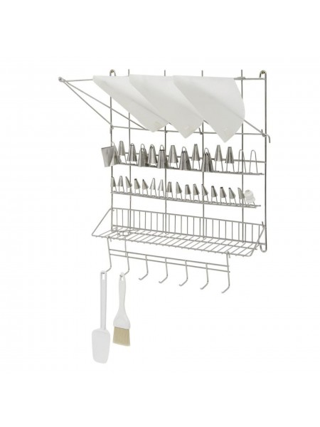 Подставка настенная для сушки мешков и насадок, 55х50х35 см, Dali Group. (510000)