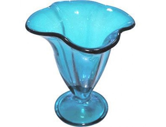 Креманка «Энжой», стекло, 170мл, D=113/70, H=130мм, синий, Pasabahce. (51078-blue)
