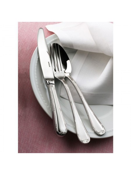 Ложка закусочная, нержавеющая сталь, Ruban Croise, Sambonet. (52523-25)