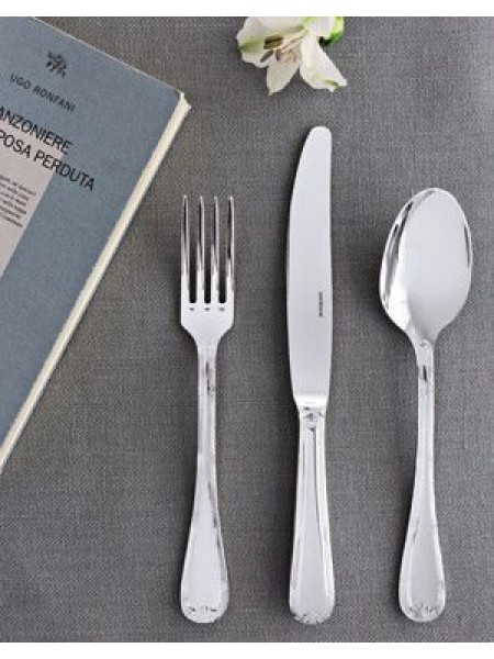 Ложка чайная, нержавеющая сталь, Ruban Croise, Sambonet. (52523-36)