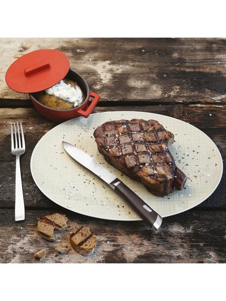 Нож стейковый T-Bone, 25,6 см, нержавеющая сталь, Sambonet. (52552-01)