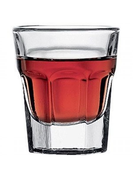 Стопка «Касабланка», стекло, 30мл, D=48, H=55мм, прозрачный, Pasabahce. (52734)