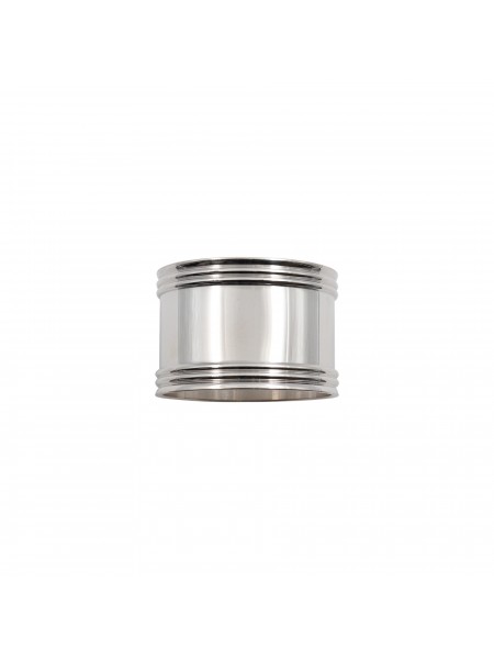 Кольцо для салфеток овальное, 5х4х3 см, посеребрение, серия Сontour, Sambonet. (53094-05)