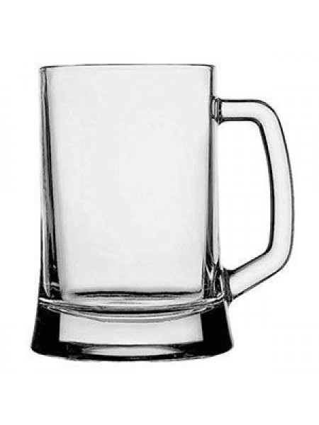 Кружка пивная «Паб», стекло, 300мл, D=77, H=134мм, прозрачный, Pasabahce. (55299)