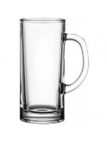 Кружка пивная, стекло, 390мл, H=16.2см, Pasabahce. (55439)