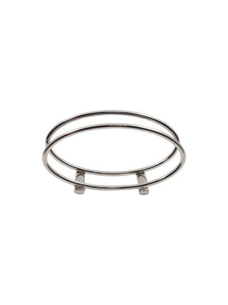 Подставка для салфеток, 14х4х7,5 см, посеребрение, серия Bamboo, Sambonet. (55756-00)