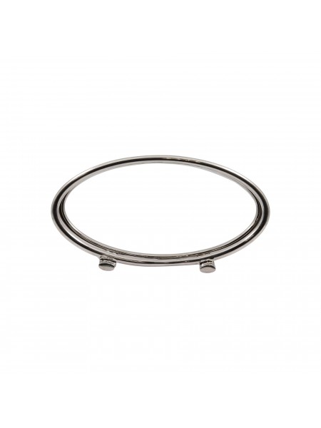 Подставка для салфеток, 14х4х7,5 см, посеребрение, серия Bamboo, Sambonet. (55756-00)