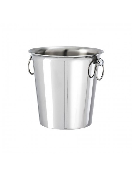 Ведро для шампанского, вина, D-20 см, H-21см, нержавеющая сталь, Sambonet. (56120-22)