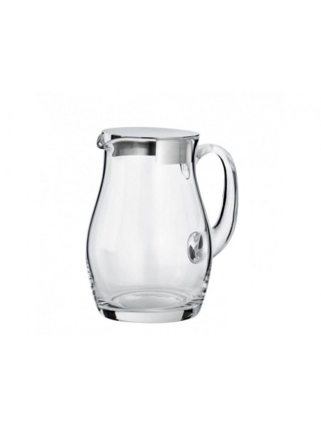 Кувшин стеклянный, 2 л, с крышкой из нержавеющей стали, H-21 см, Sambonet. (58401-EO)